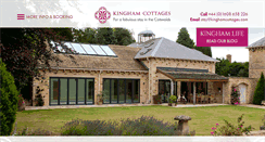Desktop Screenshot of kinghamcottages.com