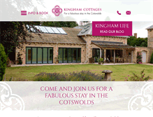 Tablet Screenshot of kinghamcottages.com
